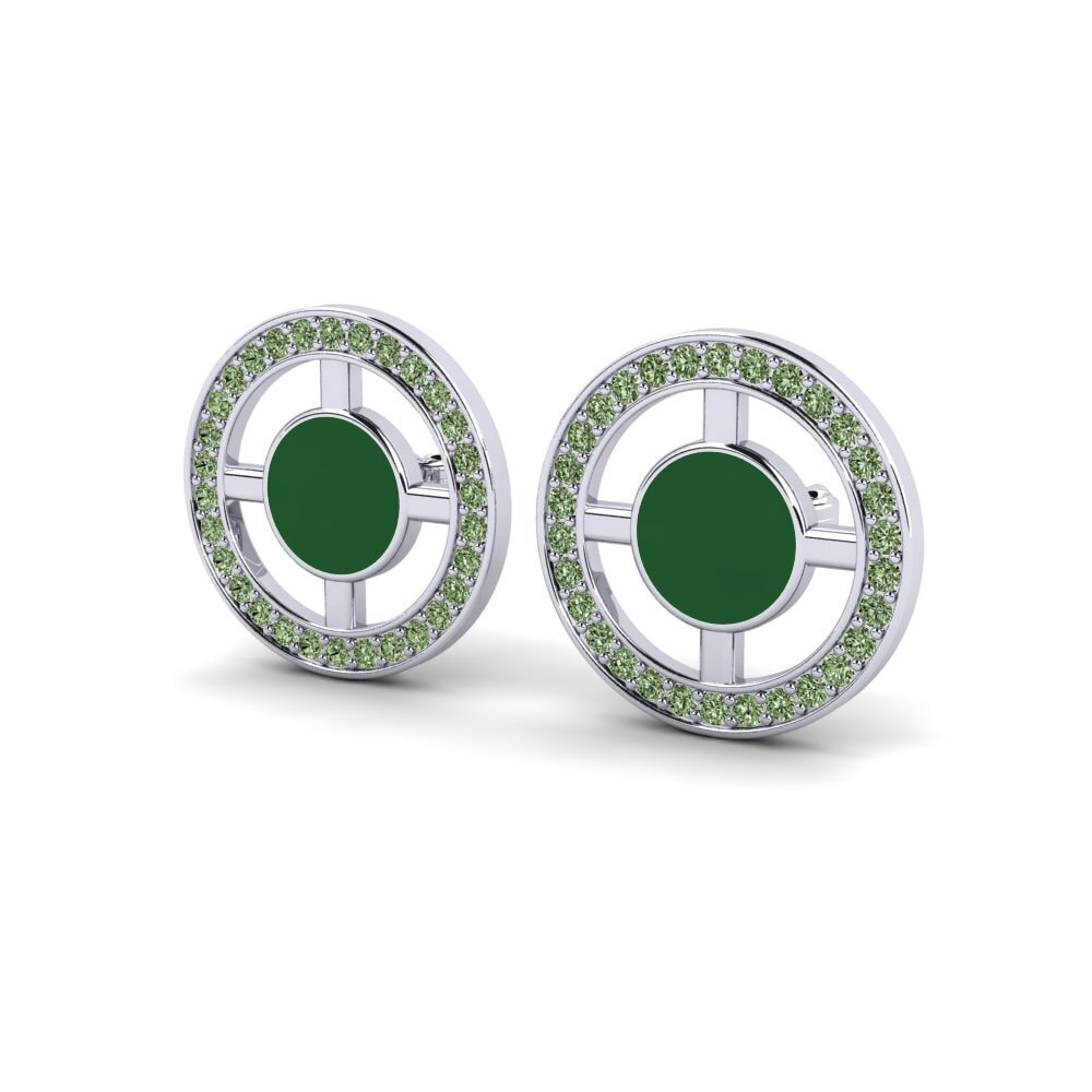 Diamante Verde Pendiente de mujer Alnaya