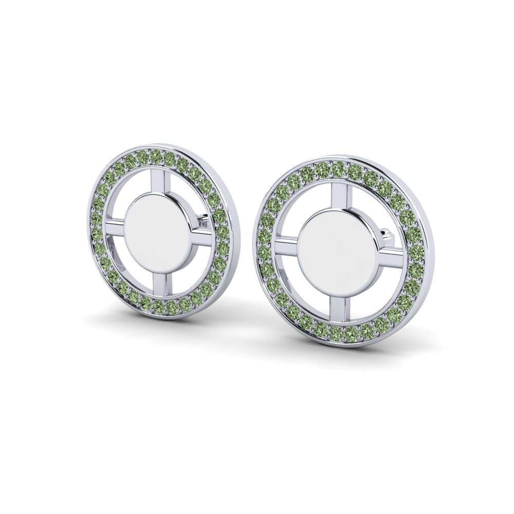 Diamante Verde Pendiente de mujer Alnaya