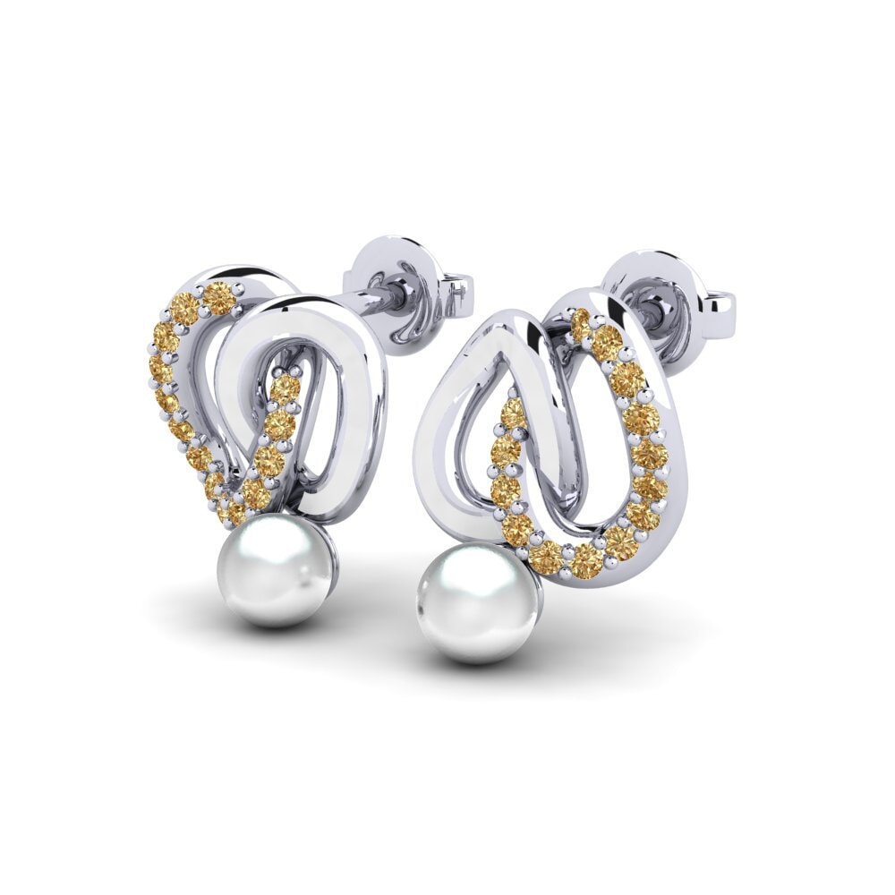 Brown Diamond Women's Earring Alofa