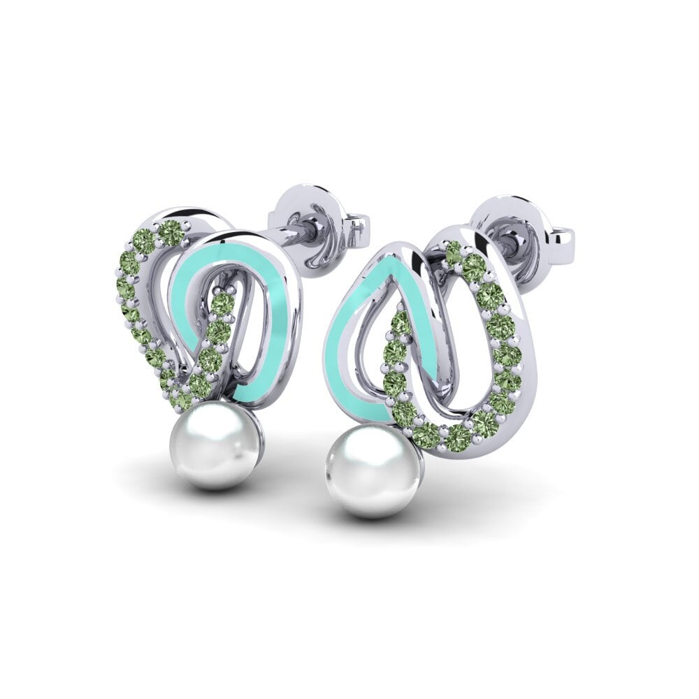 Diamante Verde Pendiente de mujer Alofa