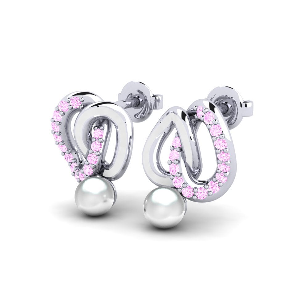 Pink Sapphire Women's Earring Alofa