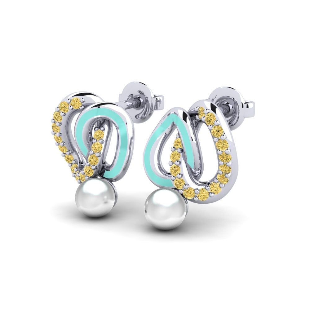 Yellow Diamond Women's Earring Alofa