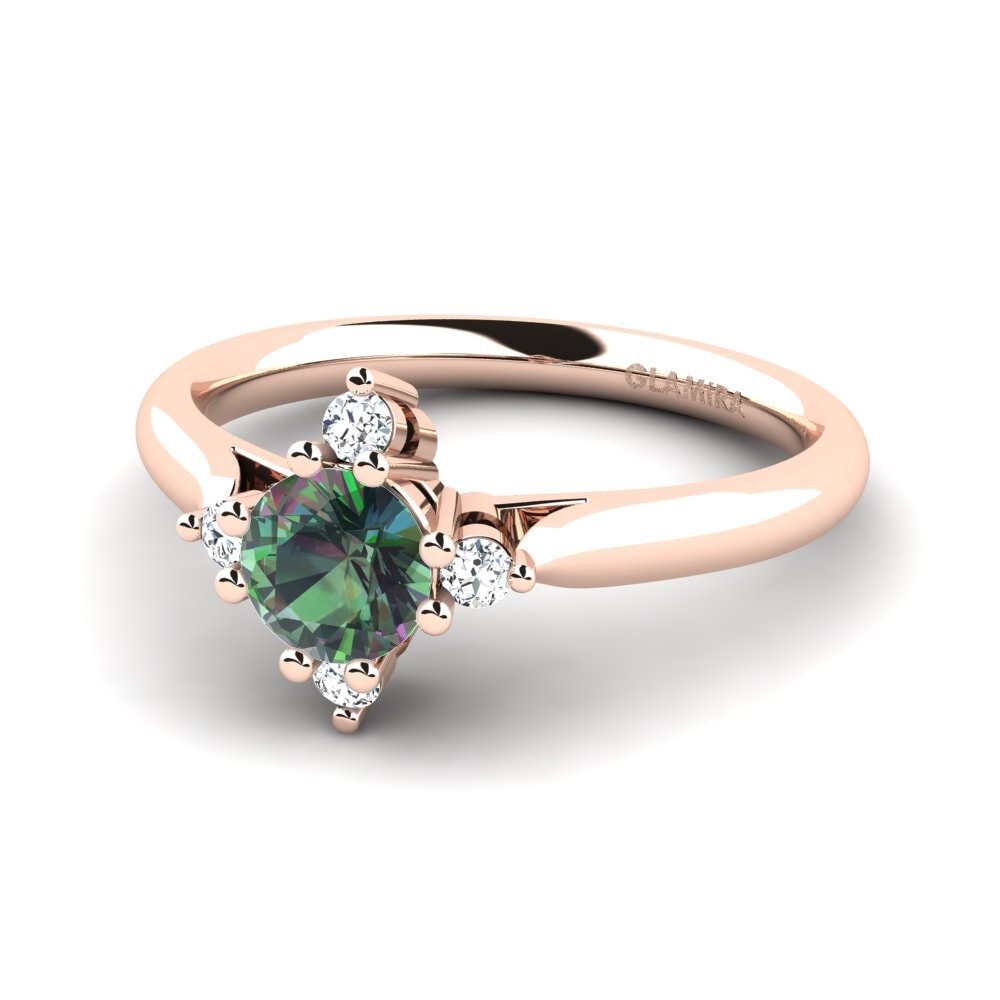 Mystic Topaz Engagement Ring Alonsa