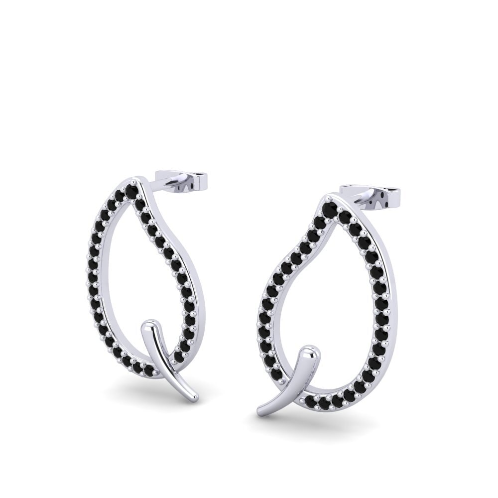 Black Sapphire Women's Earring Alphecca