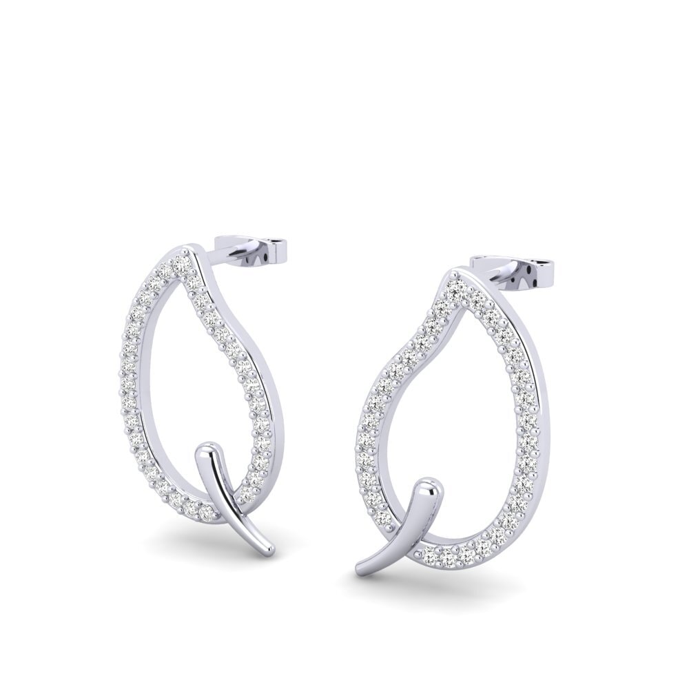 Moissanite Dames Oorbellen Alphecca