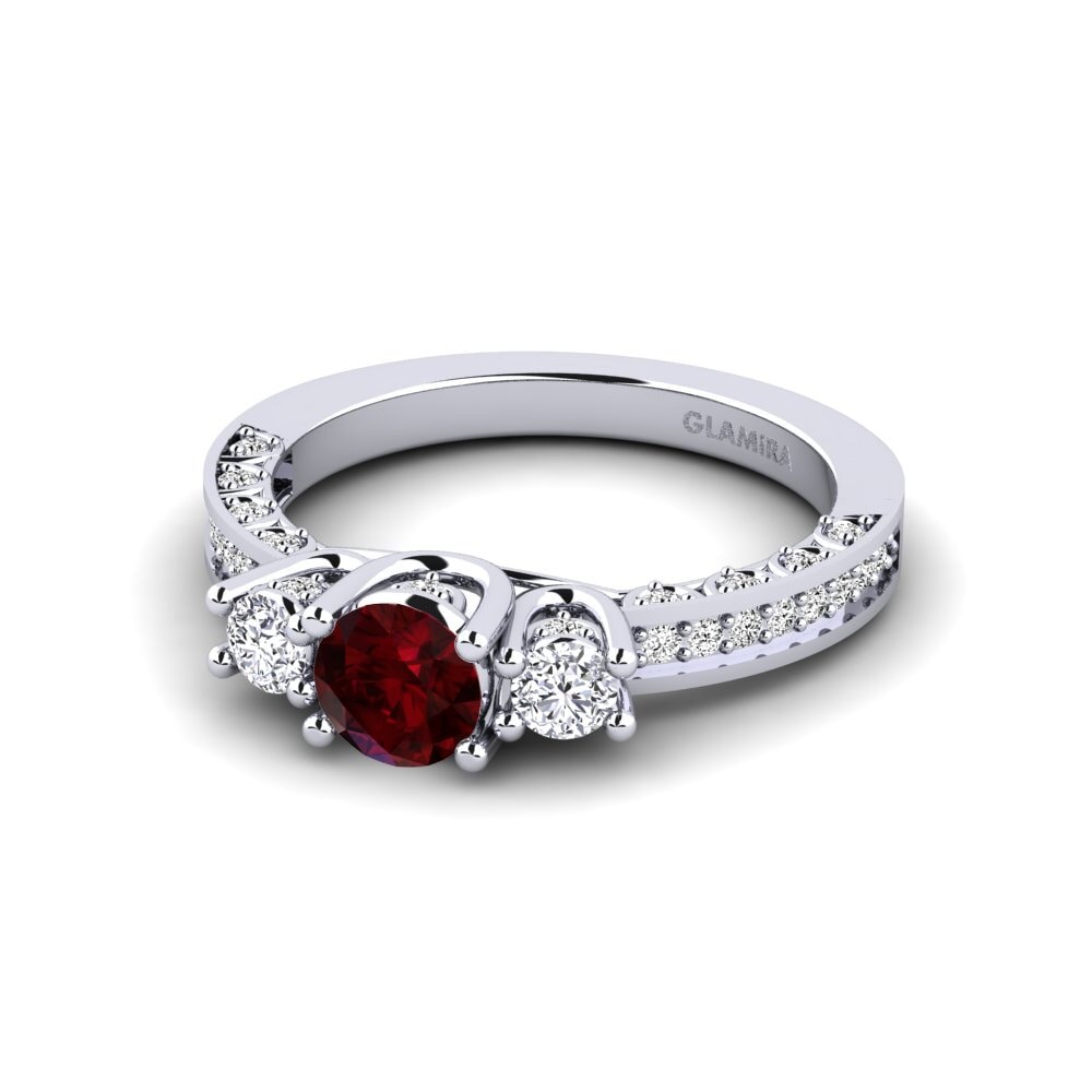 Garnet Engagement Ring Alsatia