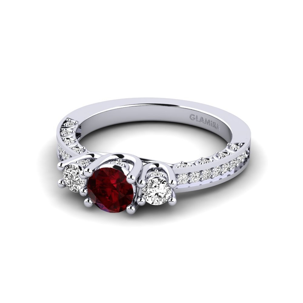 Garnet Engagement Ring Alsatia