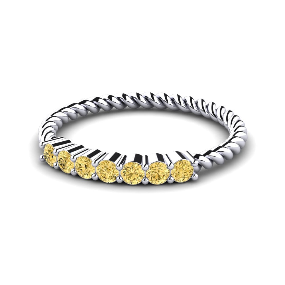 Diamant Jaune Bague Alto