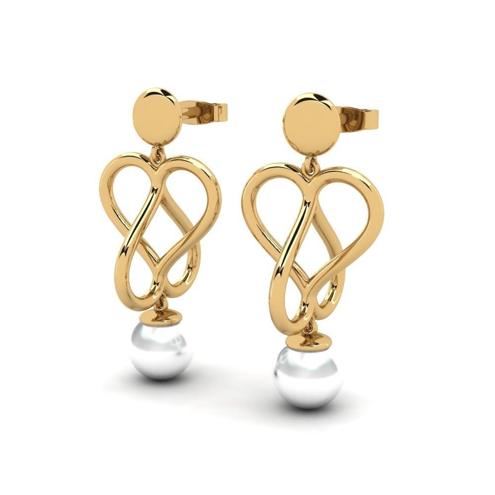 14ct Yellow Gold Women's Earring Alunar