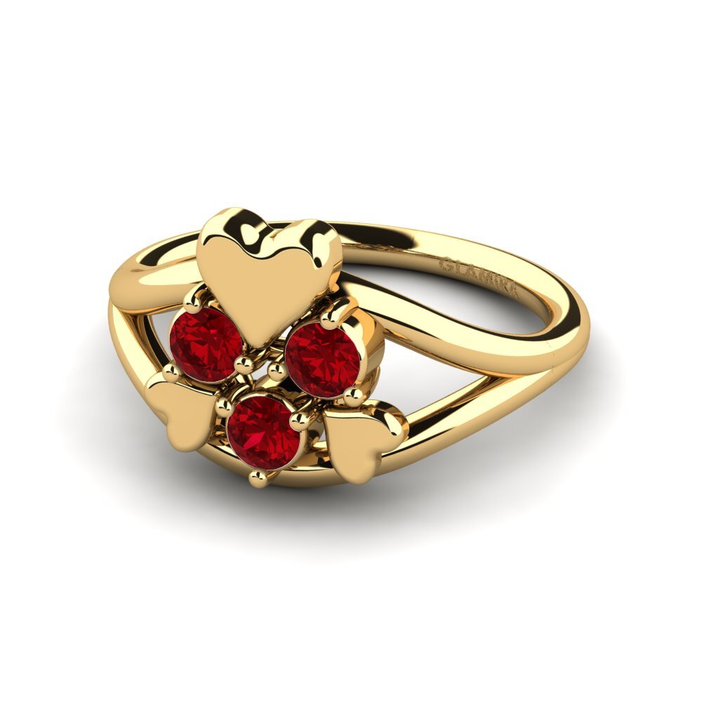 Circonita Roja Anillo Alvetta