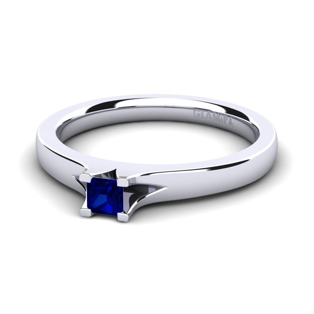 Princess Sapphire Engagement Ring Alvina 0.2 crt