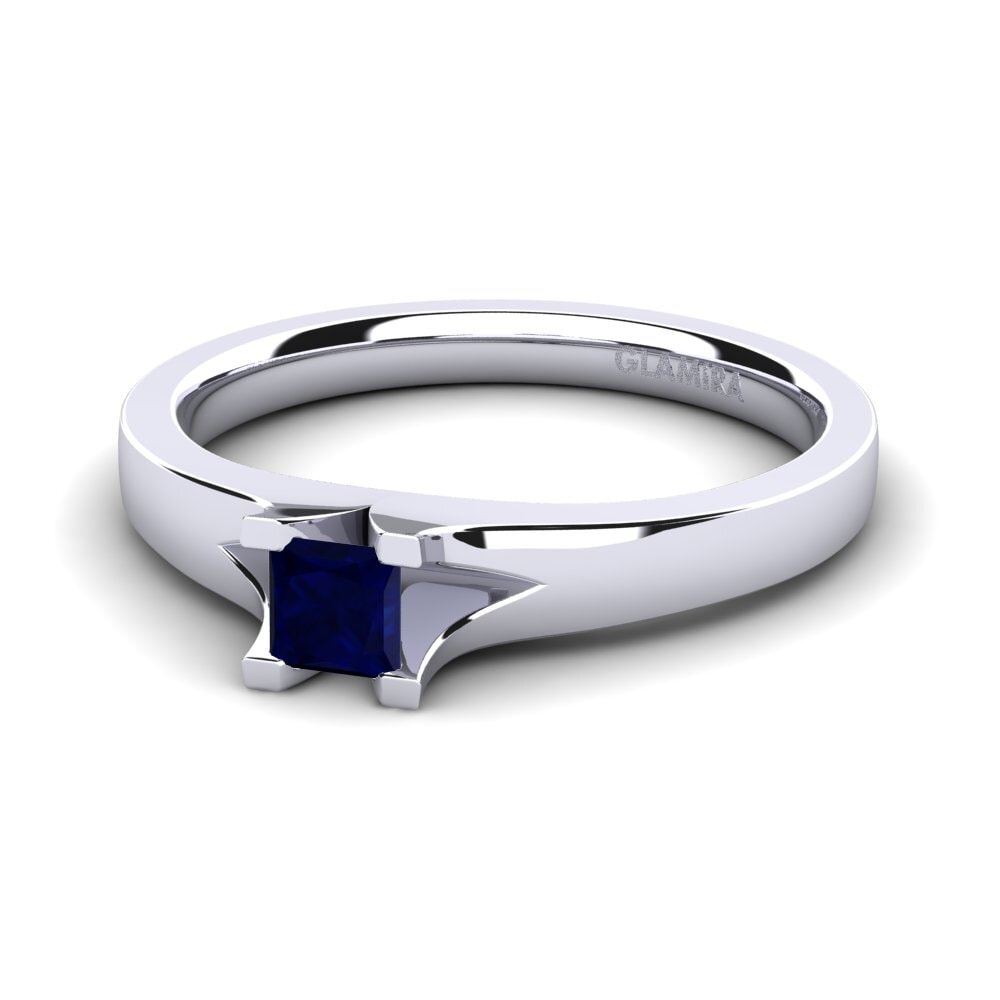Princess Sapphire Engagement Ring Alvina