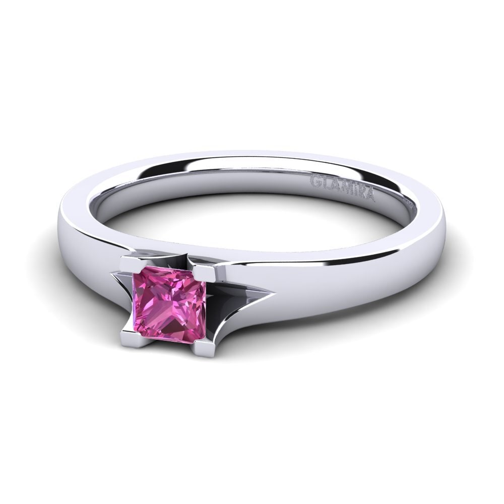 Rosa Topas Verlobungsring Alvina 0.4 crt