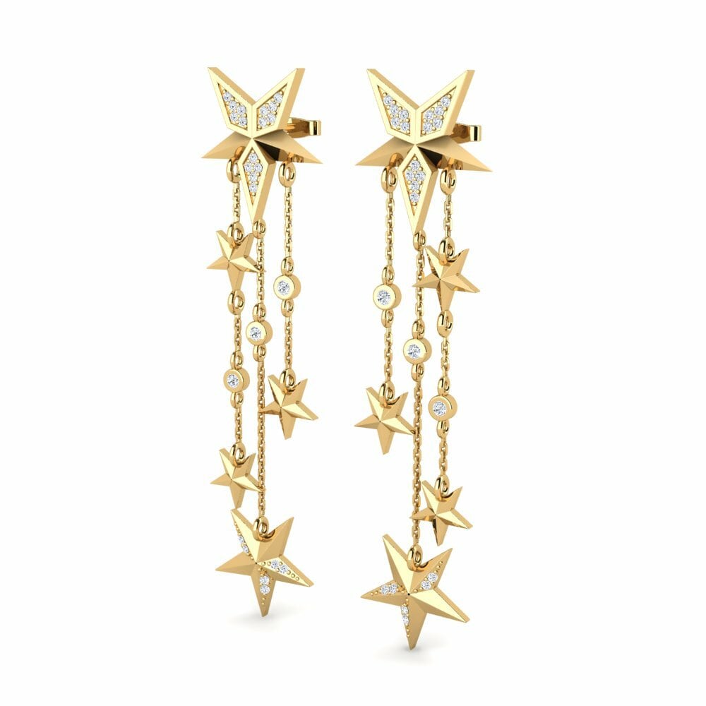 14ct Yellow Gold Women's Earring Alvino