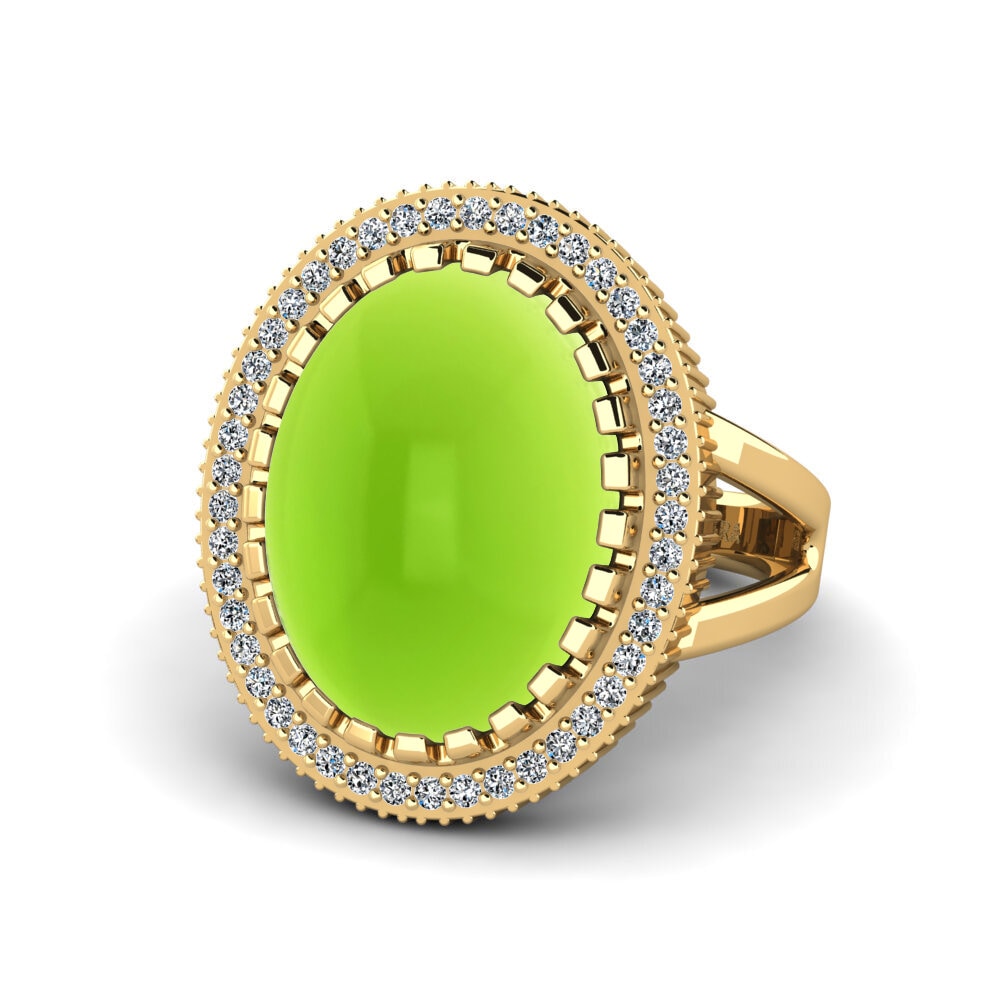 Peridot Ring Alzbeta