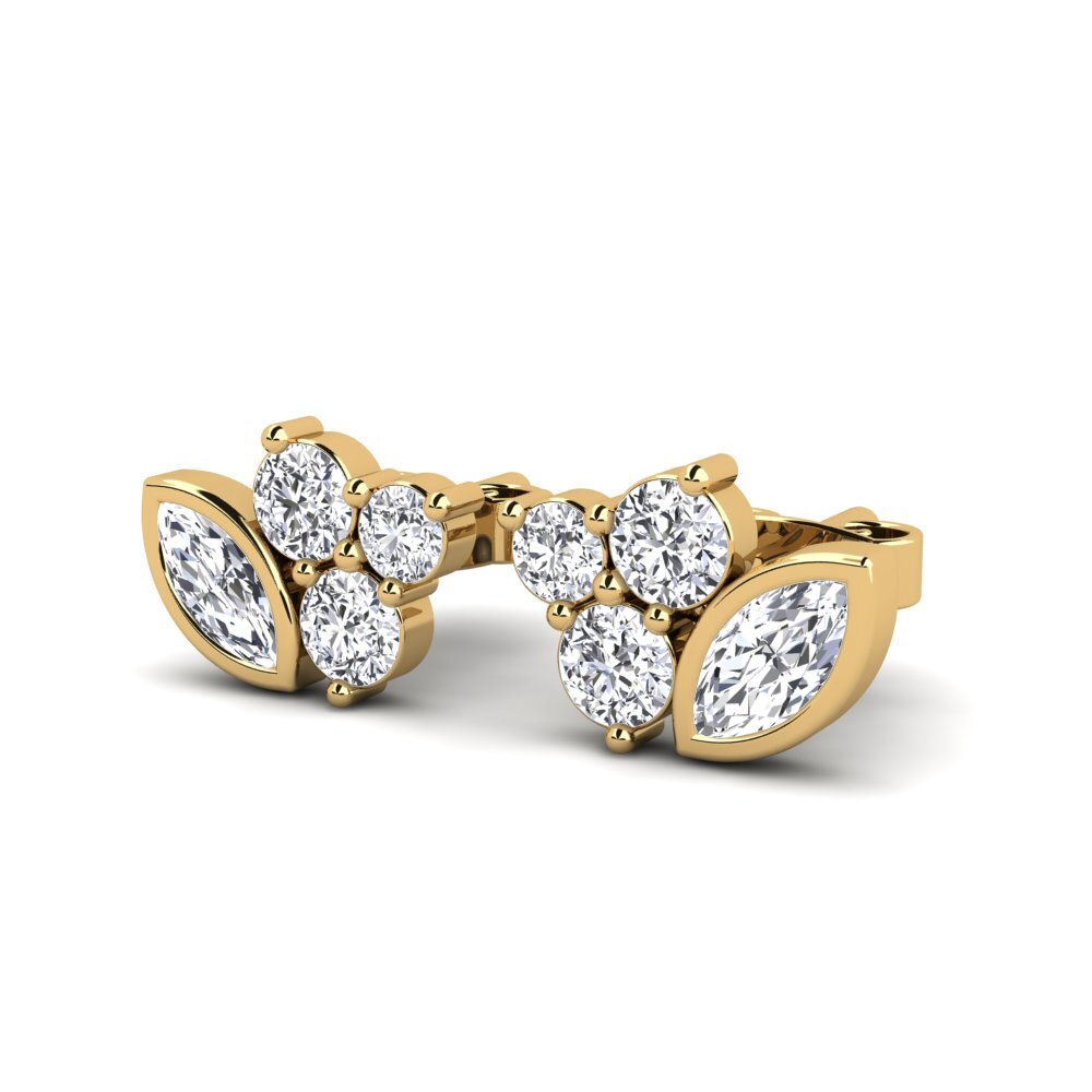 Marquise Diamant Kvindes ørering Amabley