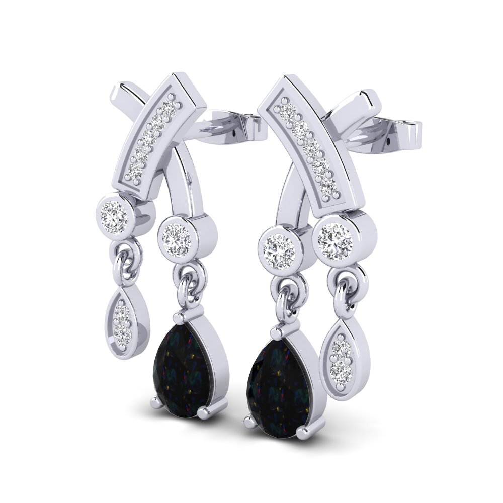 Black Opal Women's Earring Amalea