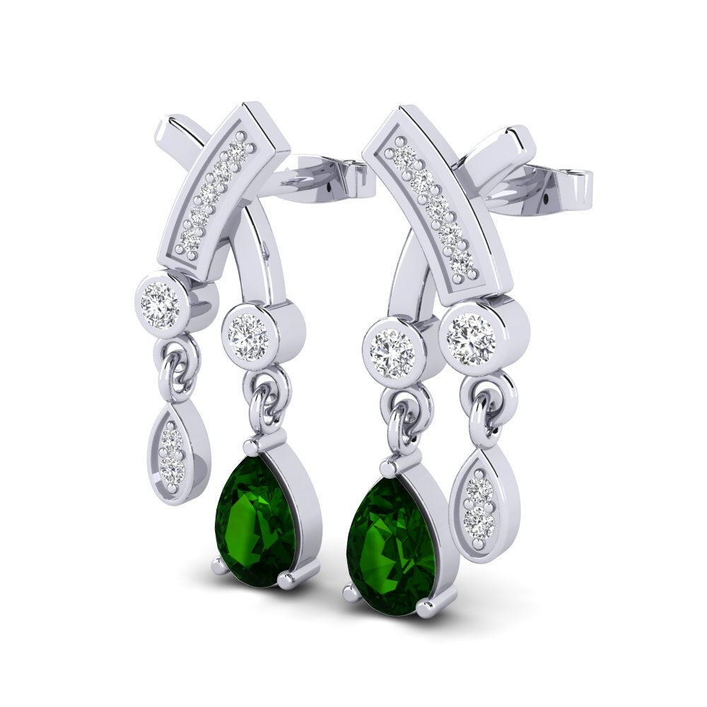 Green Tourmaline Women's Earring Amalea