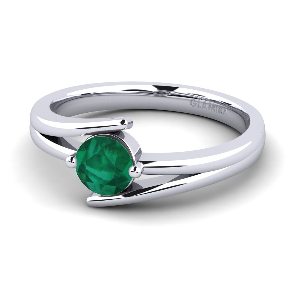 Esmeralda Anillo de compromiso Amalia 0.5crt