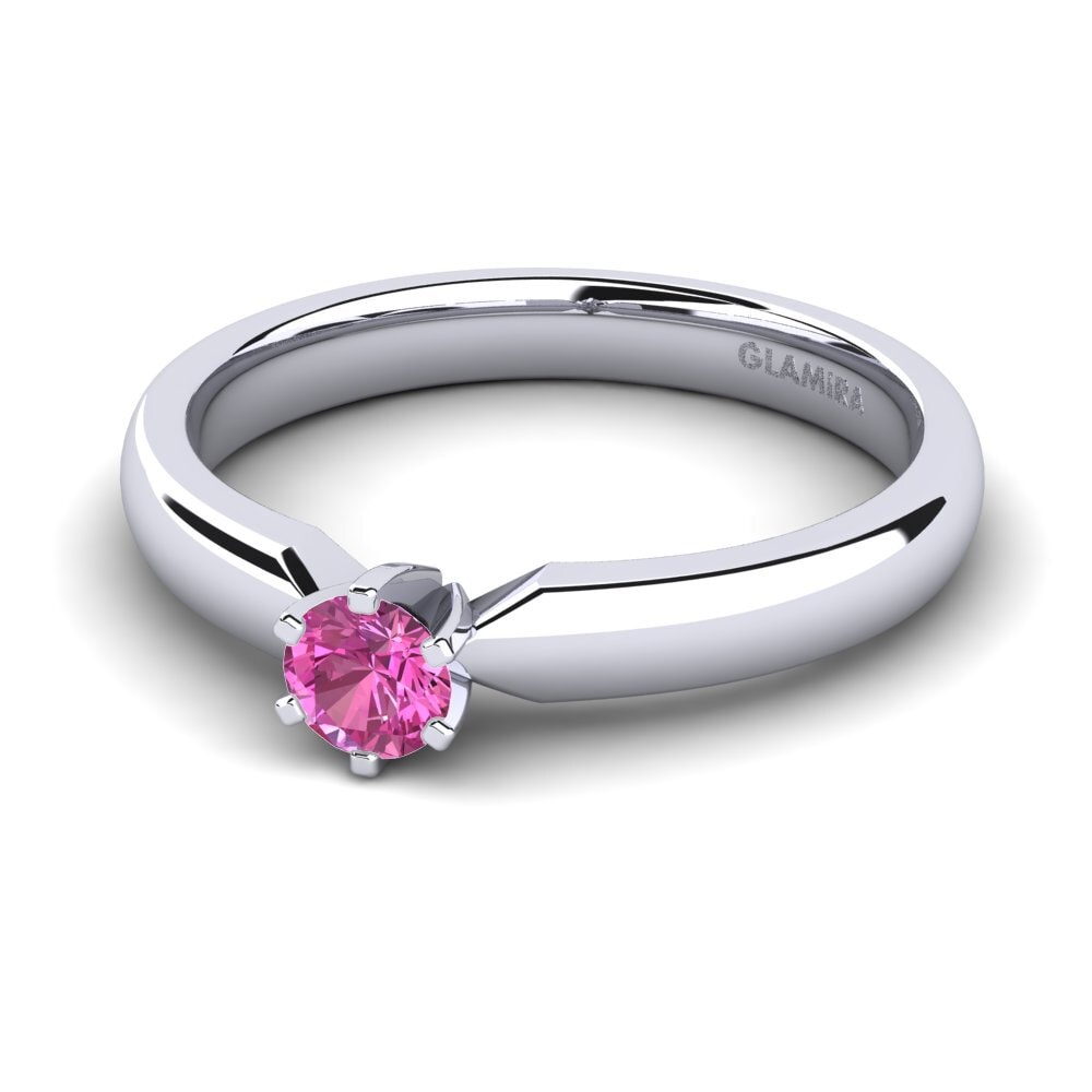 Rosa Topas Verlobungsring Amanda 0.25crt