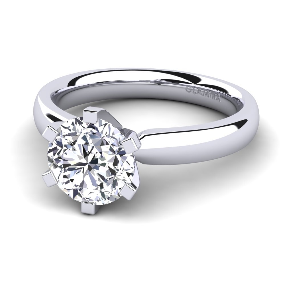 Diamante cultivado en laboratorio Anillo de compromiso Amanda 2.0crt