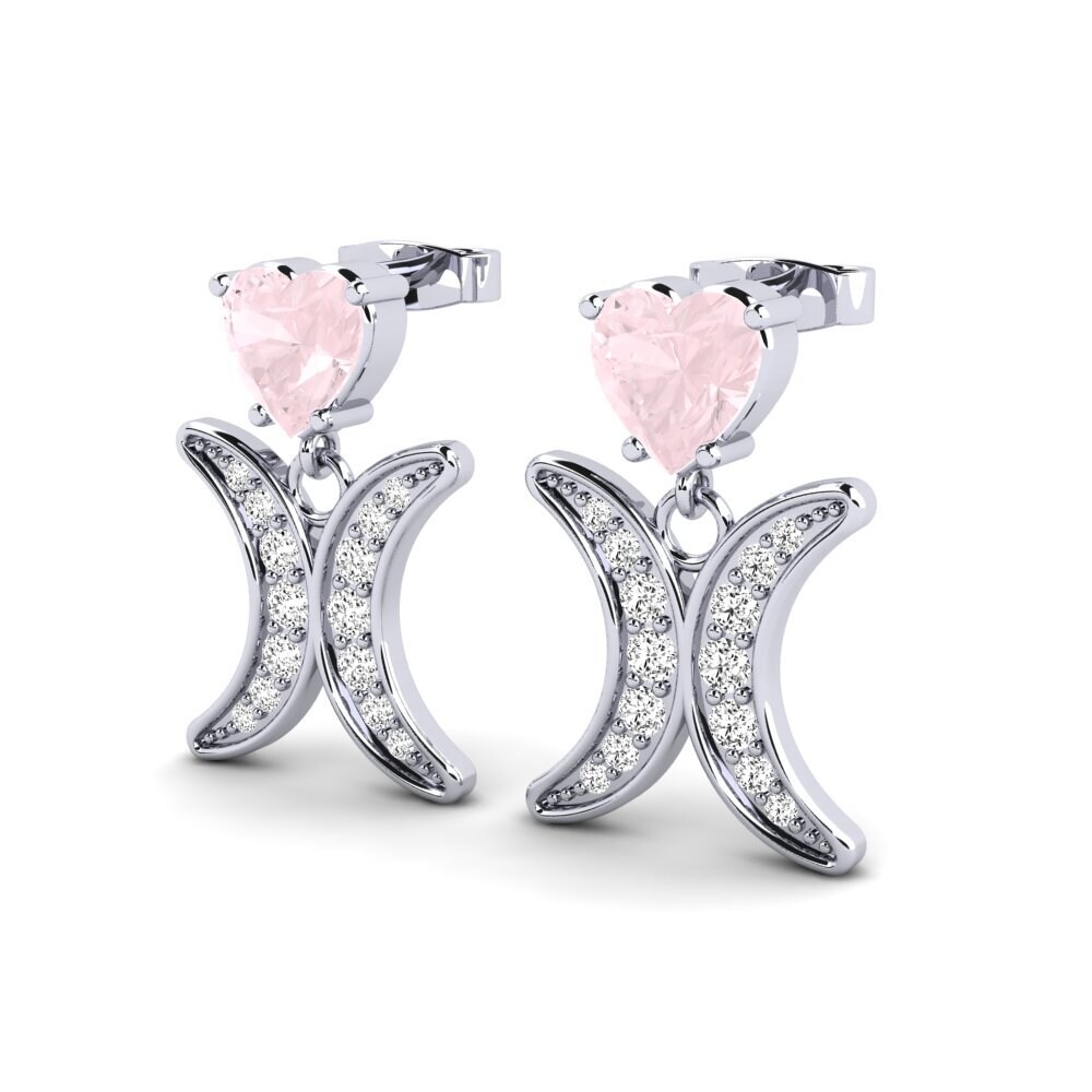 Rose Quartz Women's Earring Amande