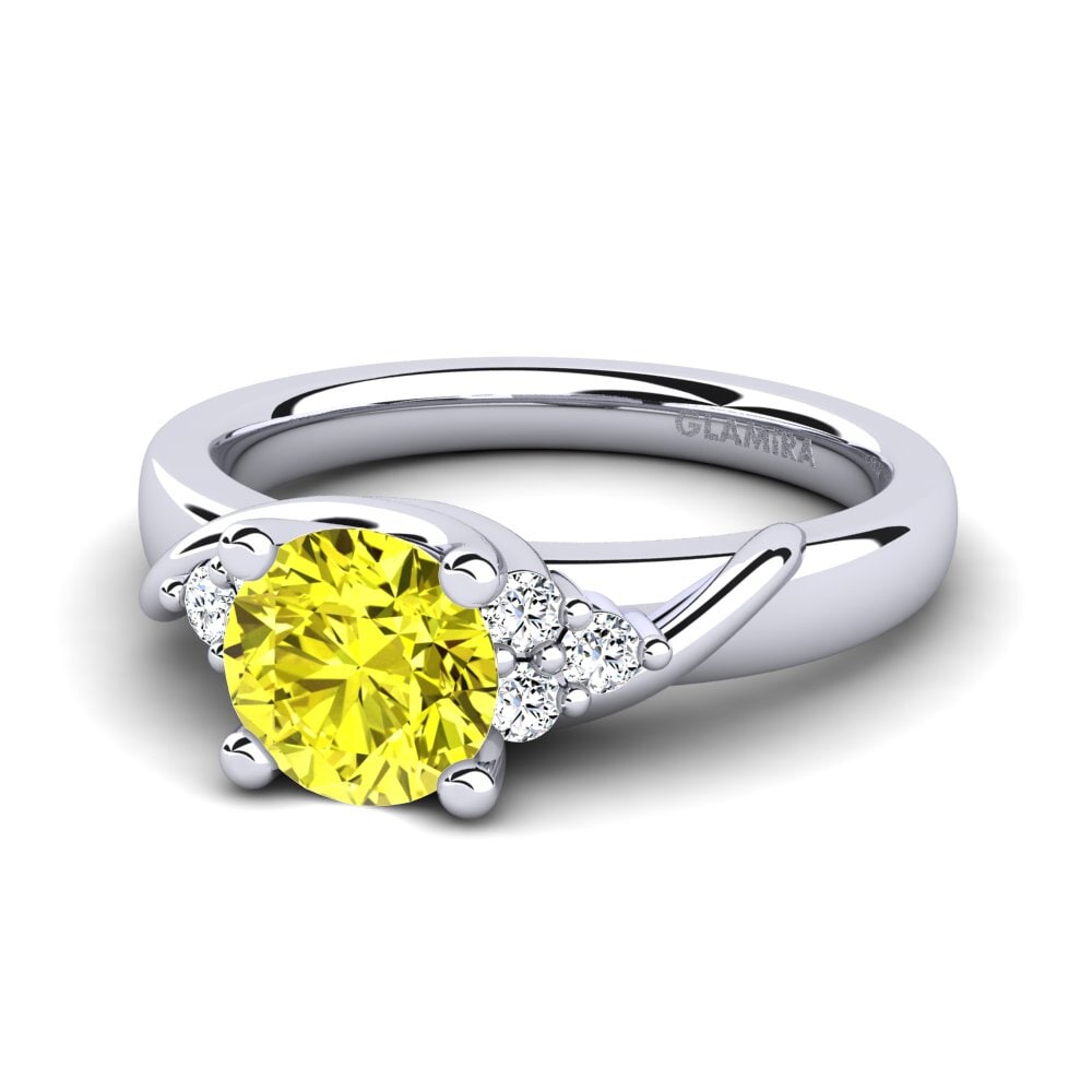 Yellow Diamond Engagement Ring Amaya 1.0 crt