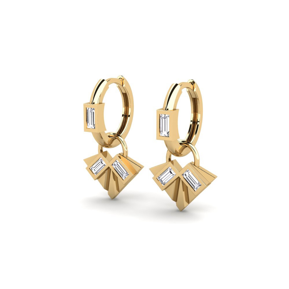 Diamante Pendiente de mujer Ambiguous