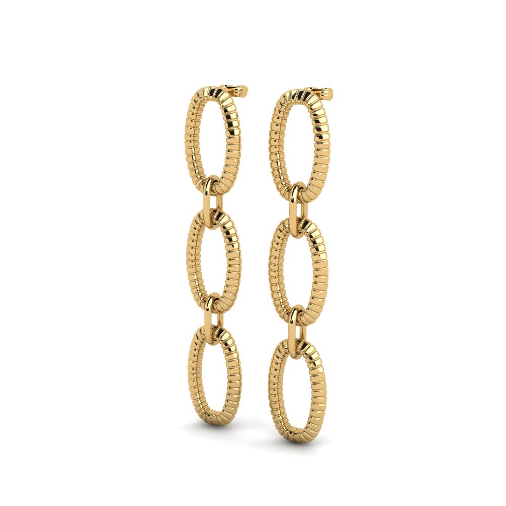 9k Oro Amarillo Pendientes Ambridge
