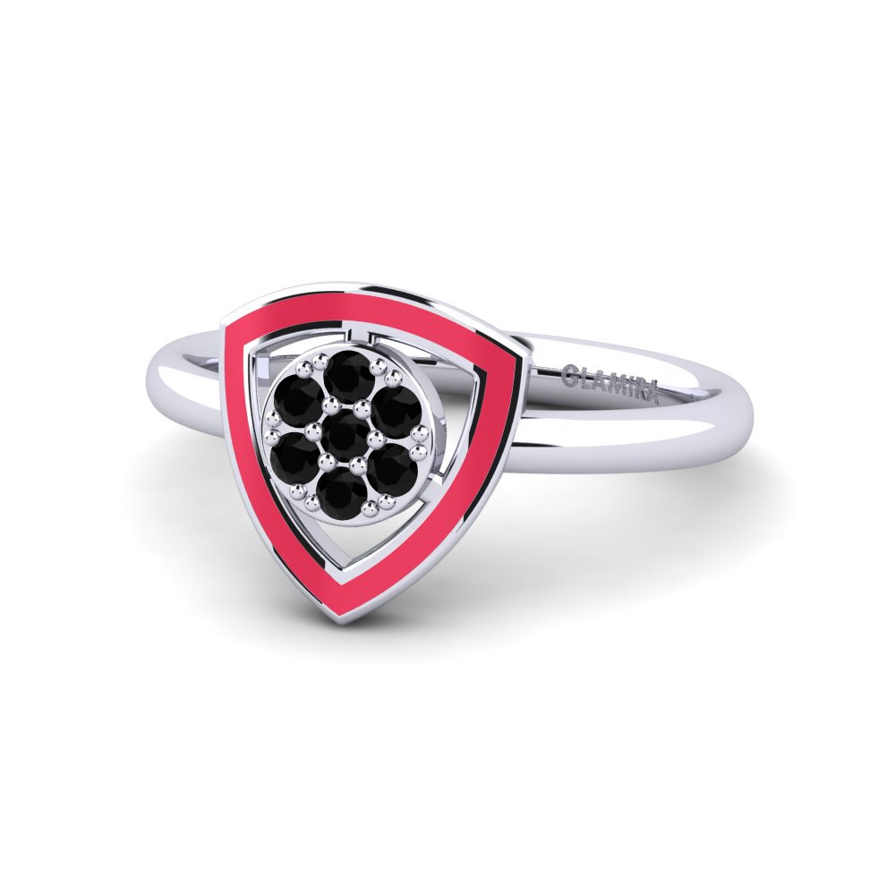 Schwarzer Saphir Ring Amecourt