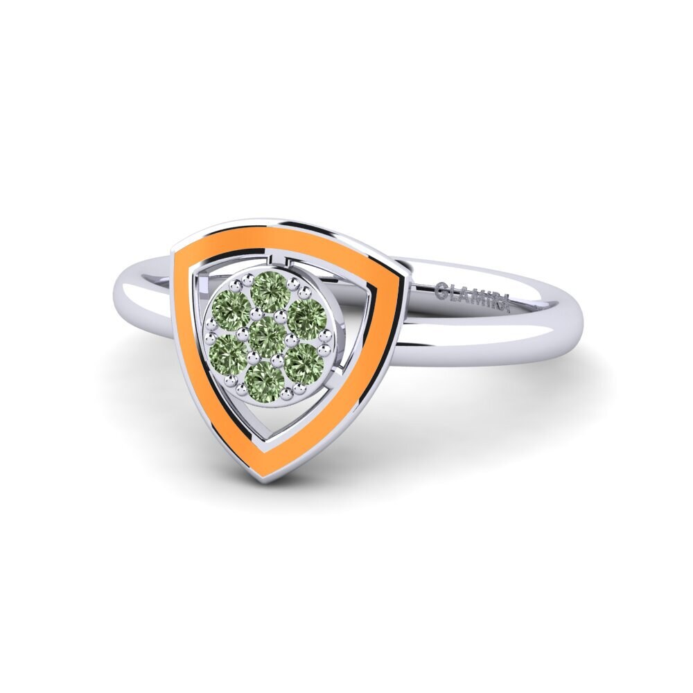 Grüner Diamant Ring Amecourt