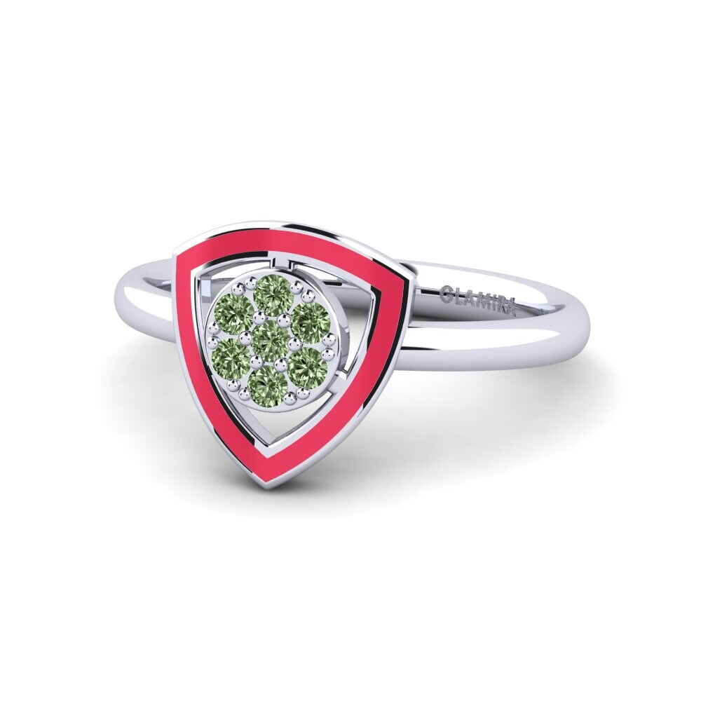 Grüner Diamant Ring Amecourt