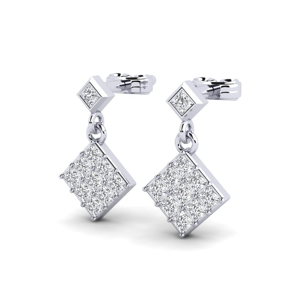 Princesa Diamante Pendiente de mujer Amend