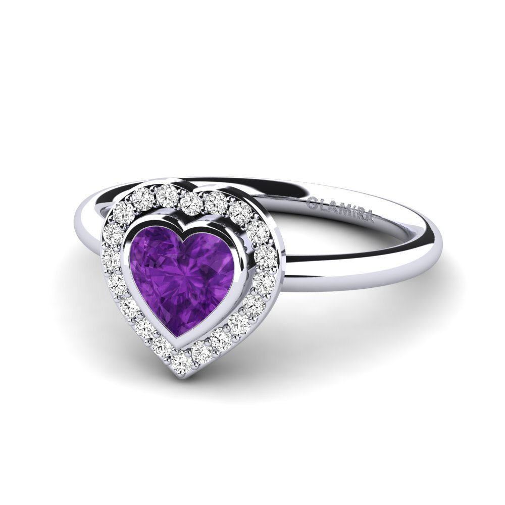 Amatista Anillo de Mujer Amery