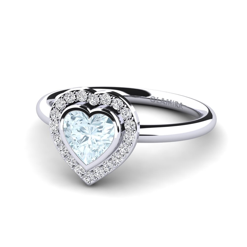 Aquamarine Women's Ring Amery