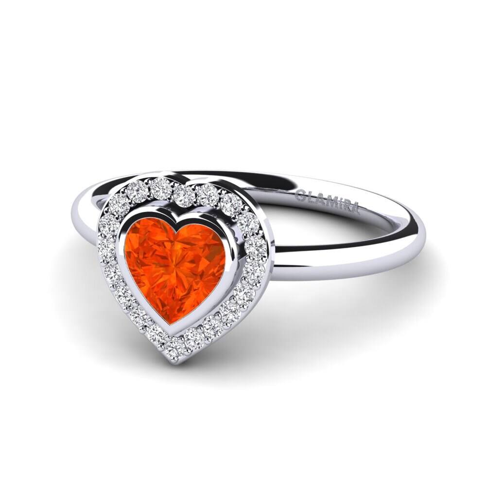 Fire Opal Women's Ring Amery