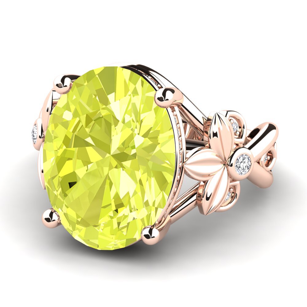Lemon Quartz Ring Ami