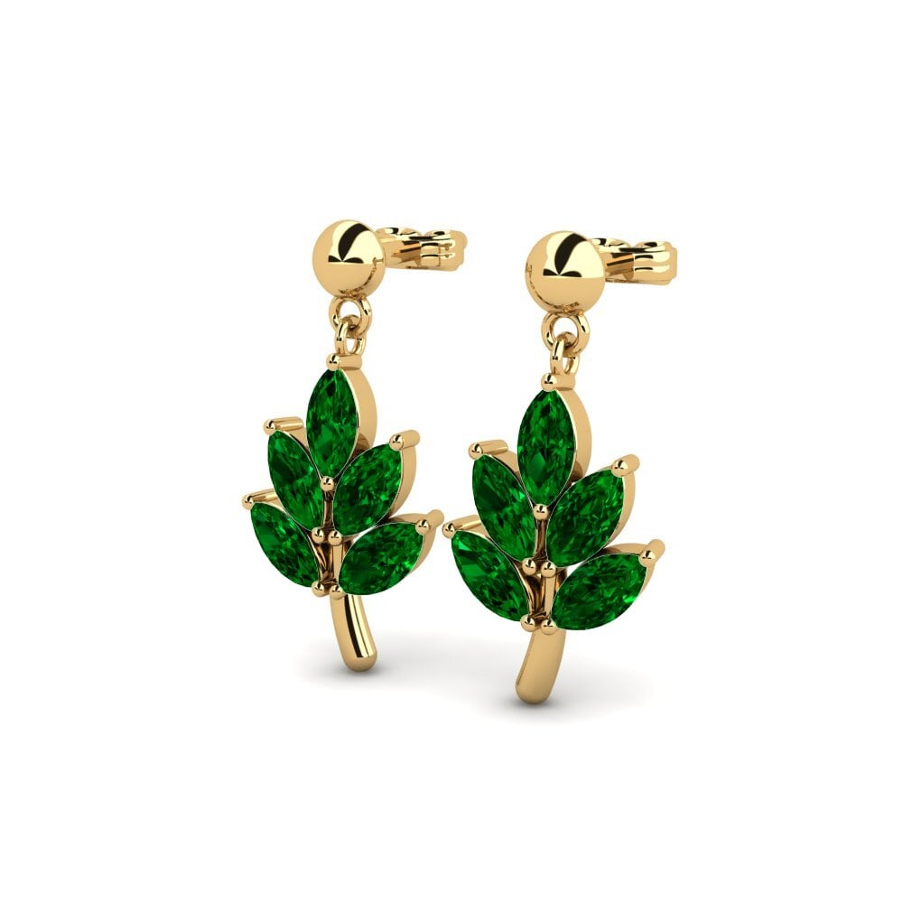 Marquesa Circonita Verde Pendiente de mujer Aminta