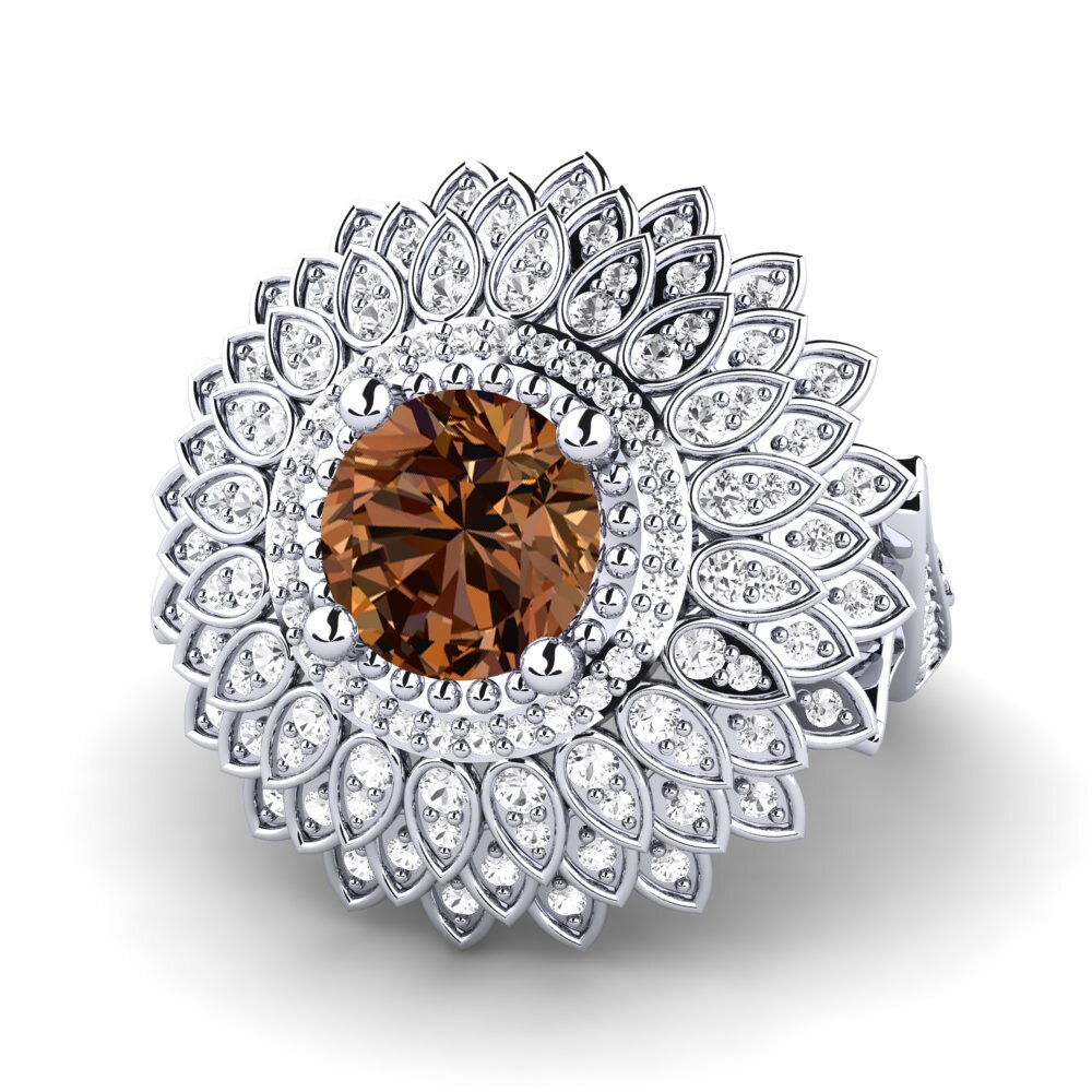 Brown Diamond Ring Amirella