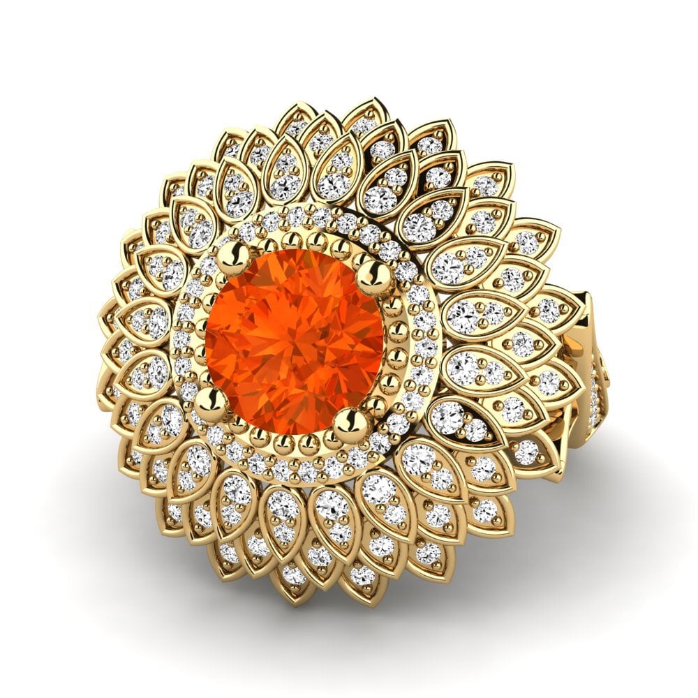 Ópalo Fuego Anillo Amirella