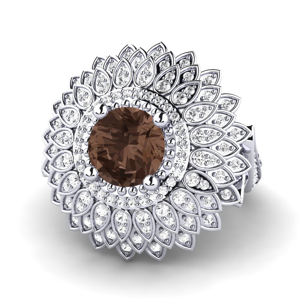 Smoky Quartz Ring Amirella