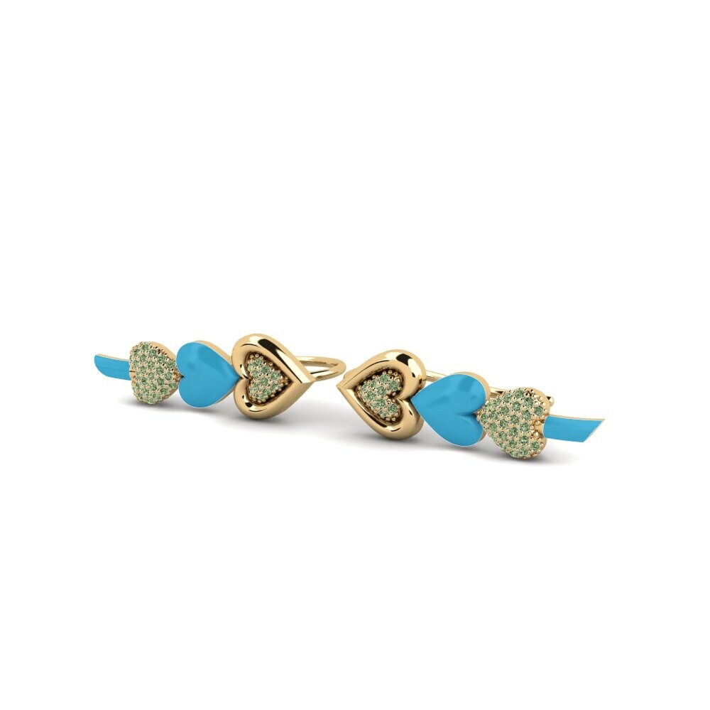 Green Diamond Women's Earring Amorelife