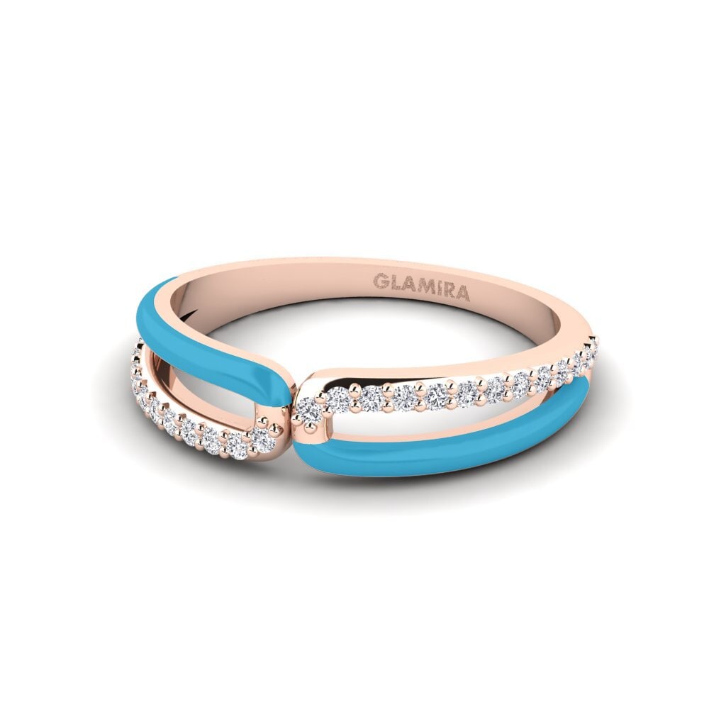 14ct Rose Gold Ring Amorgos