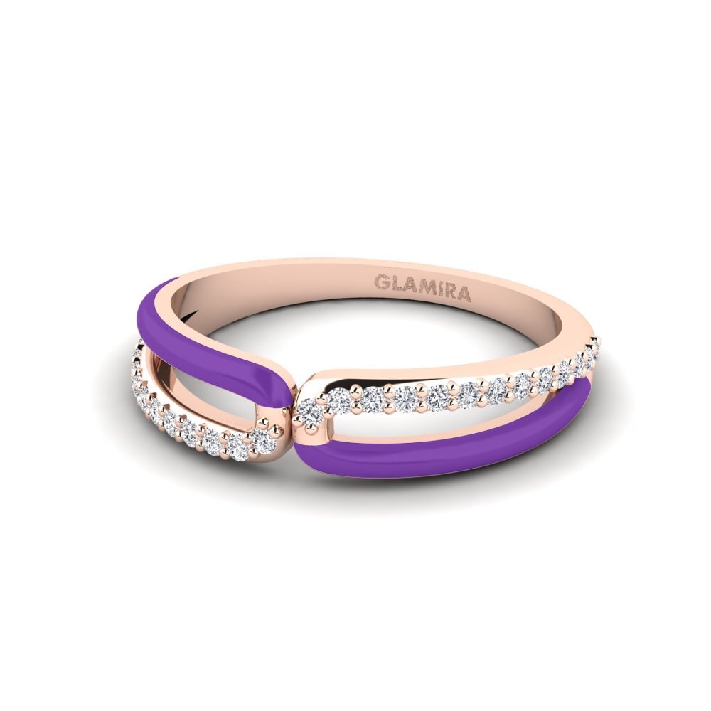 Rotgold 585 Ring Amorgos