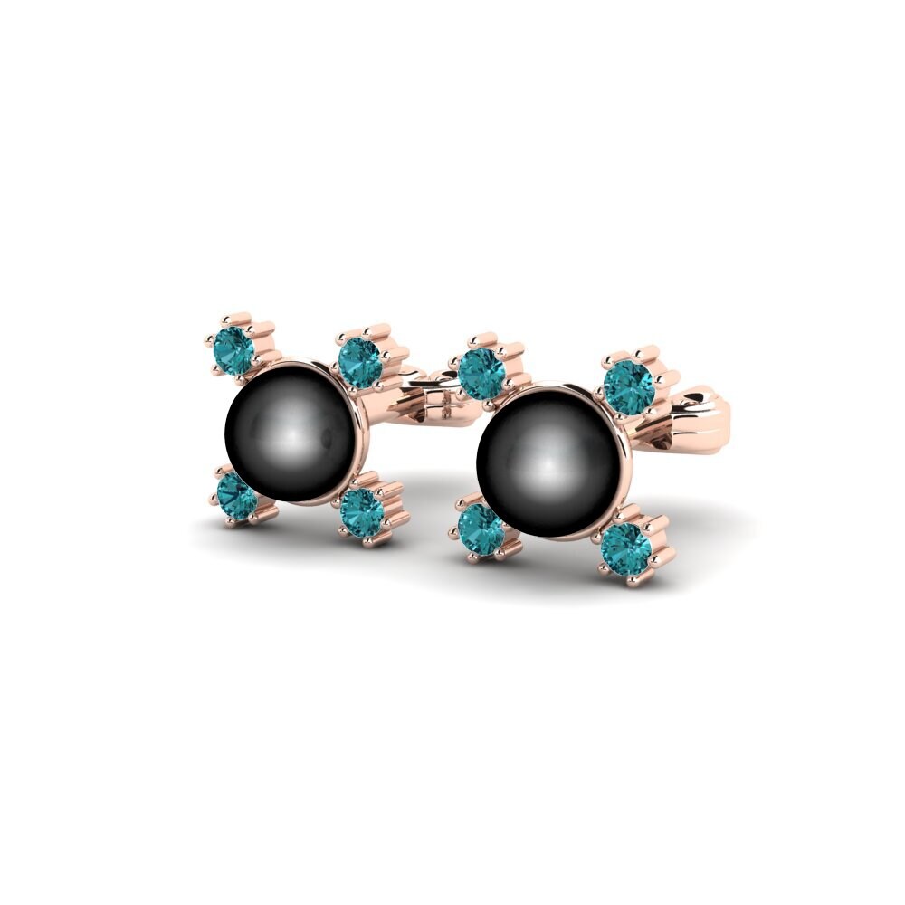 Diamante Azul Pendiente para Niño Amory