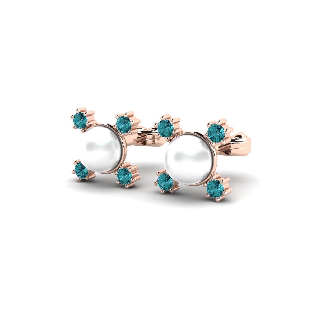 Diamante Azul Pendiente para Niño Amory