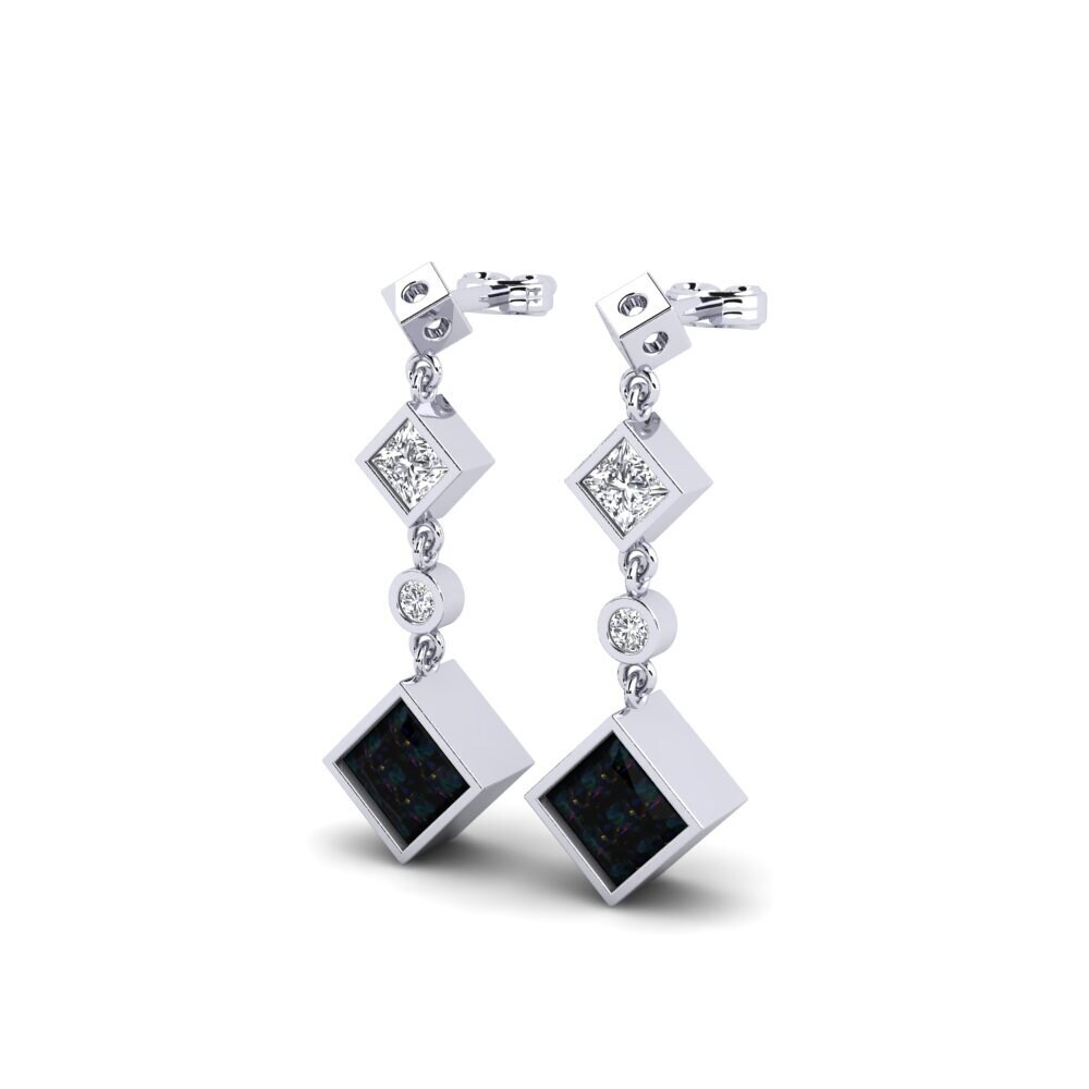 Black Opal Women's Earring Amosis