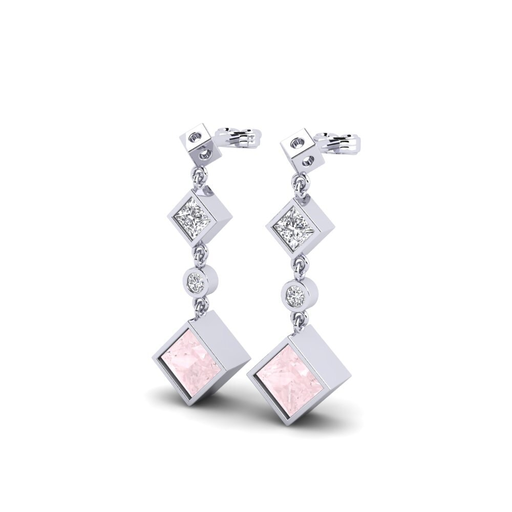 Rose Quartz Women's Earring Amosis