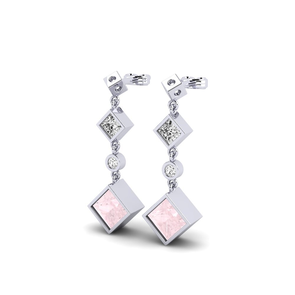 Rose Quartz Women's Earring Amosis