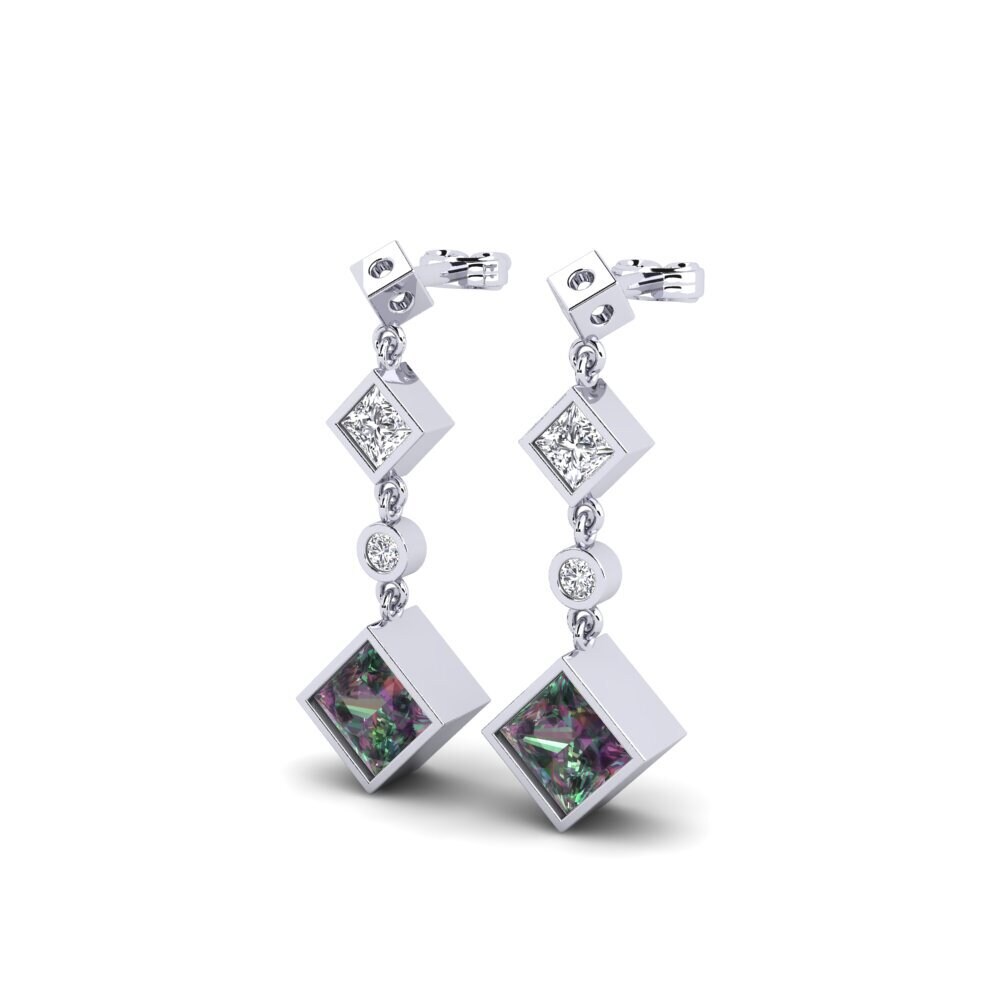 Mystic Topaz Women's Earring Amosis